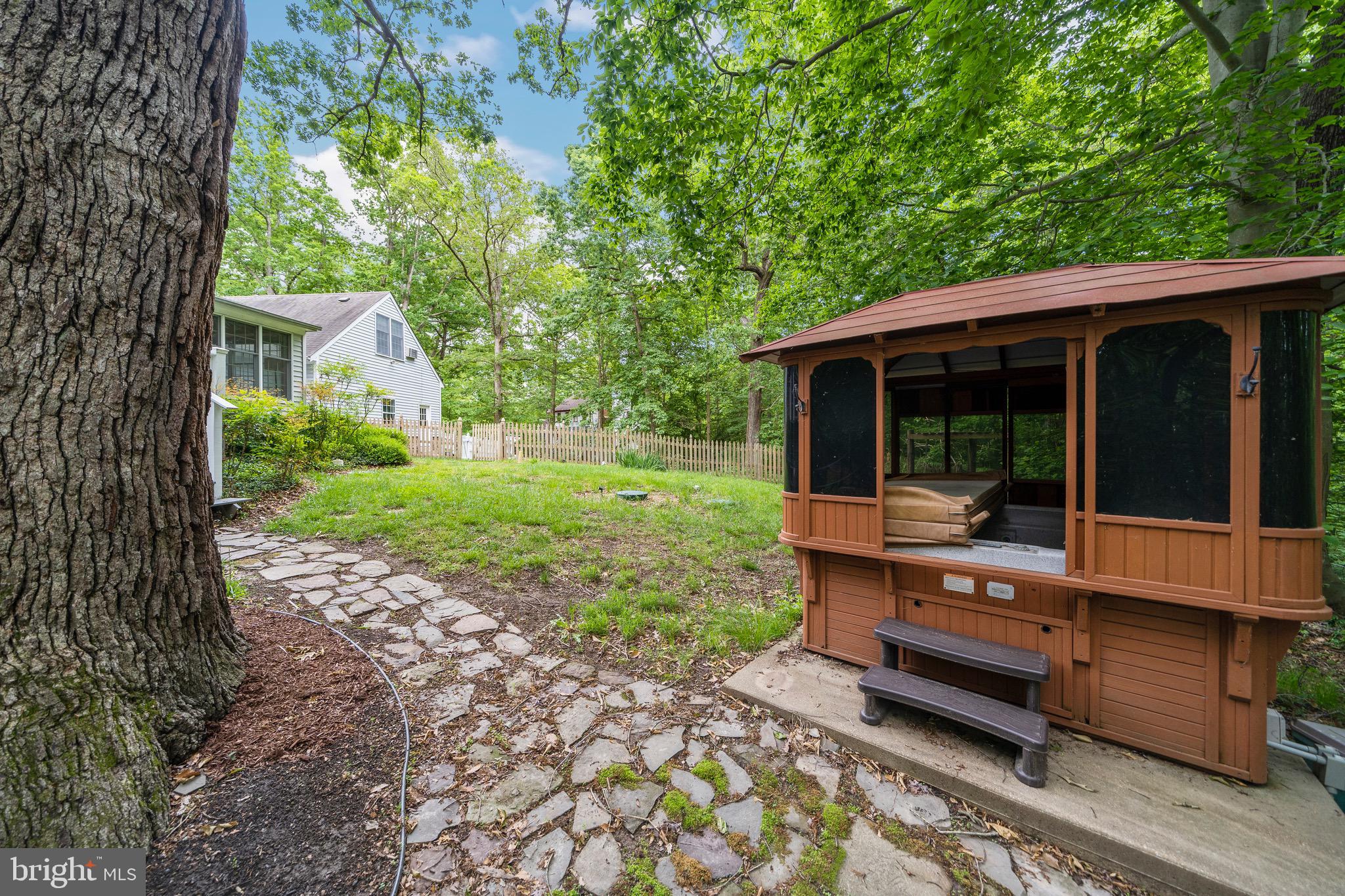 4290 Huntingtown Road Huntingtown, MD 20639 - Photo 7 of 35 Gazebo with hot tub being sold as is