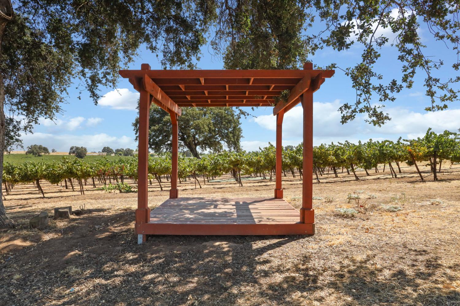 18739 Clements Road Lodi, CA 95240 - Photo 30 of 39 a view of a patio with a table and chairs