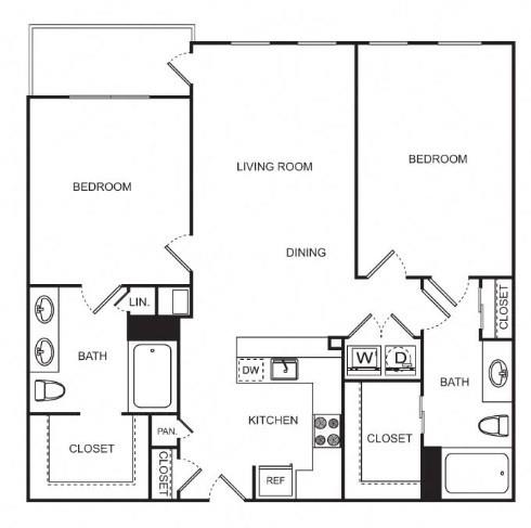 2115 Piedmont Road Northeast, Unit 4206 Atlanta, GA 30324 - Photo 6 of 14 a picture of a book shelf