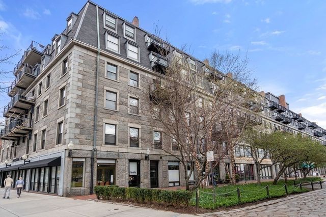 a front view of a building