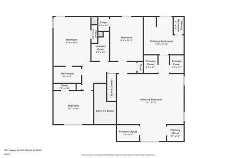 $750,000 | 1931 Gregory Run Northeast, Atlanta, GA 30345