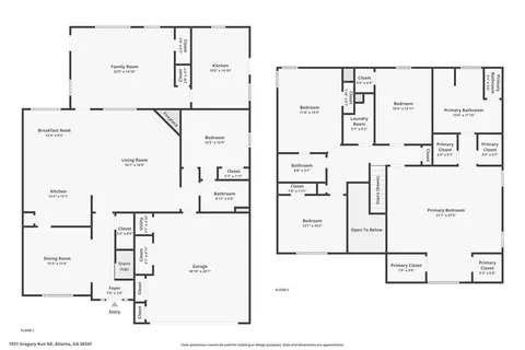 $750,000 | 1931 Gregory Run Northeast, Atlanta, GA 30345