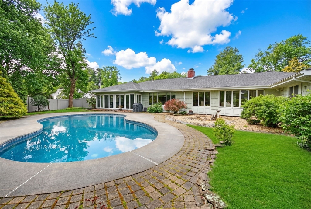 17 Karlton Circle Andover, MA 01810 - Photo 2 of 18 a view of a house with swimming pool and a yard