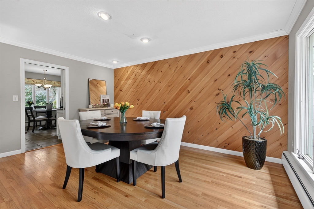 17 Karlton Circle Andover, MA 01810 - Photo 9 of 18 a view of a dining room with furniture and wooden floor