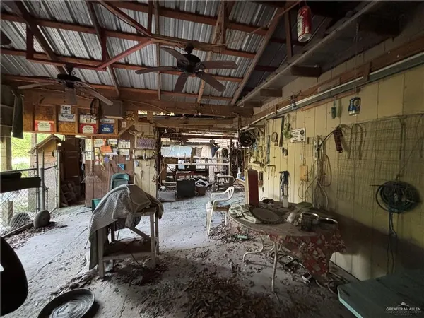 a room with storage and utility