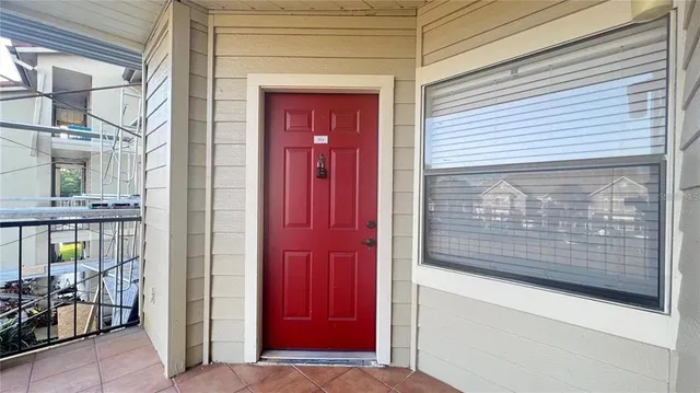 a view of front door