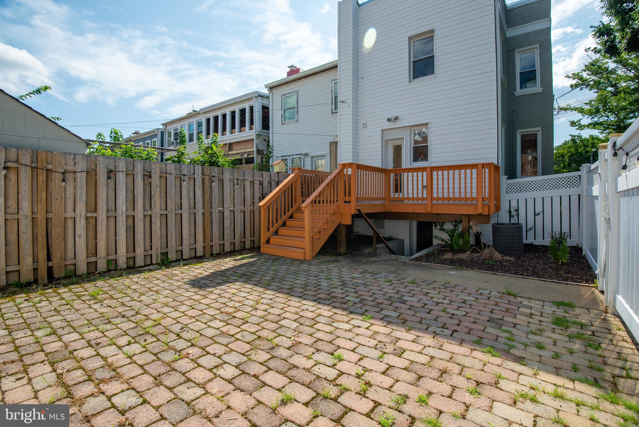 340 Decatur Street Northwest Washington, DC 20011 - Photo 25 of 29 Rear Patio