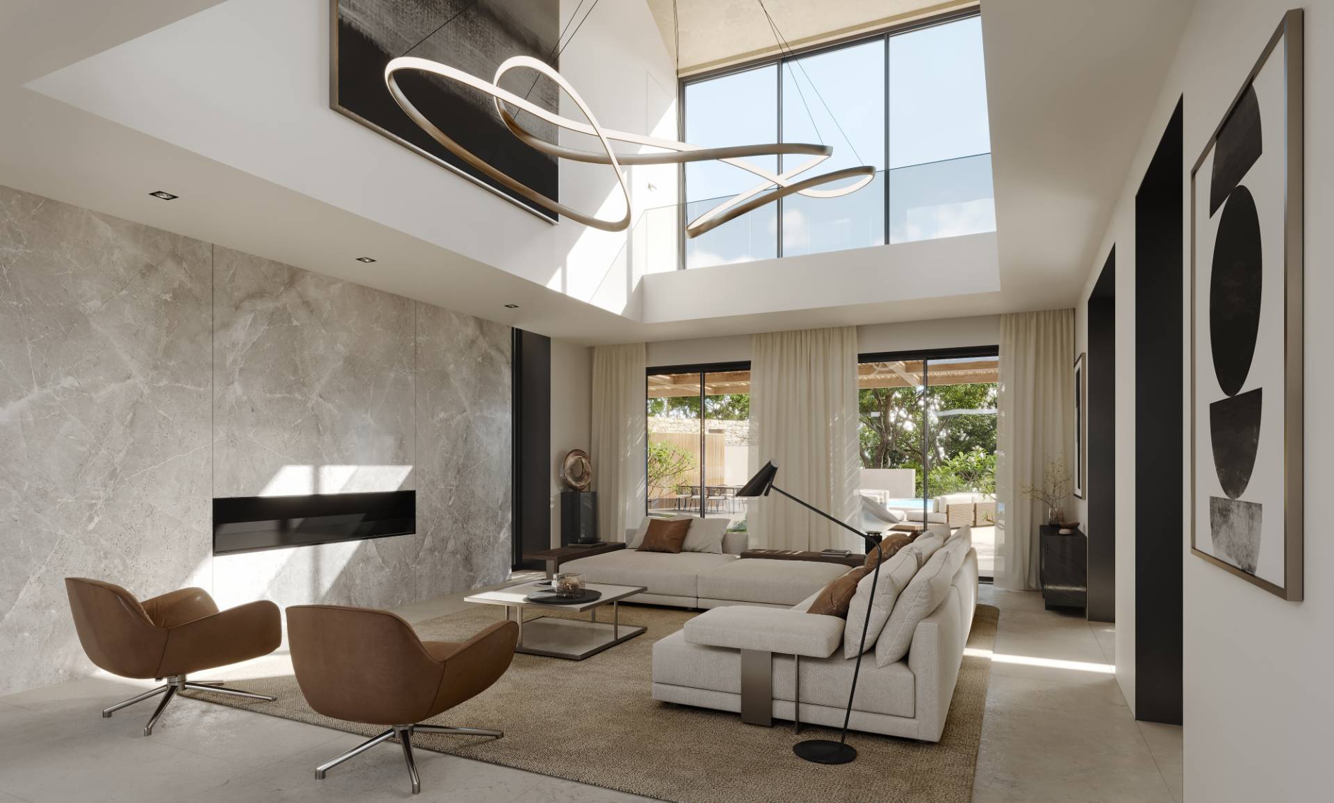 1694 Millstone Road Sag Harbor, NY 11963 - Photo 4 of 6 a living room with furniture and a large window