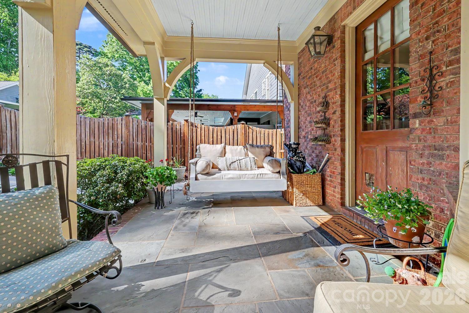 2744 Normandy Road Charlotte, NC 28209 - Photo 30 of 34 a view of porch with seating space