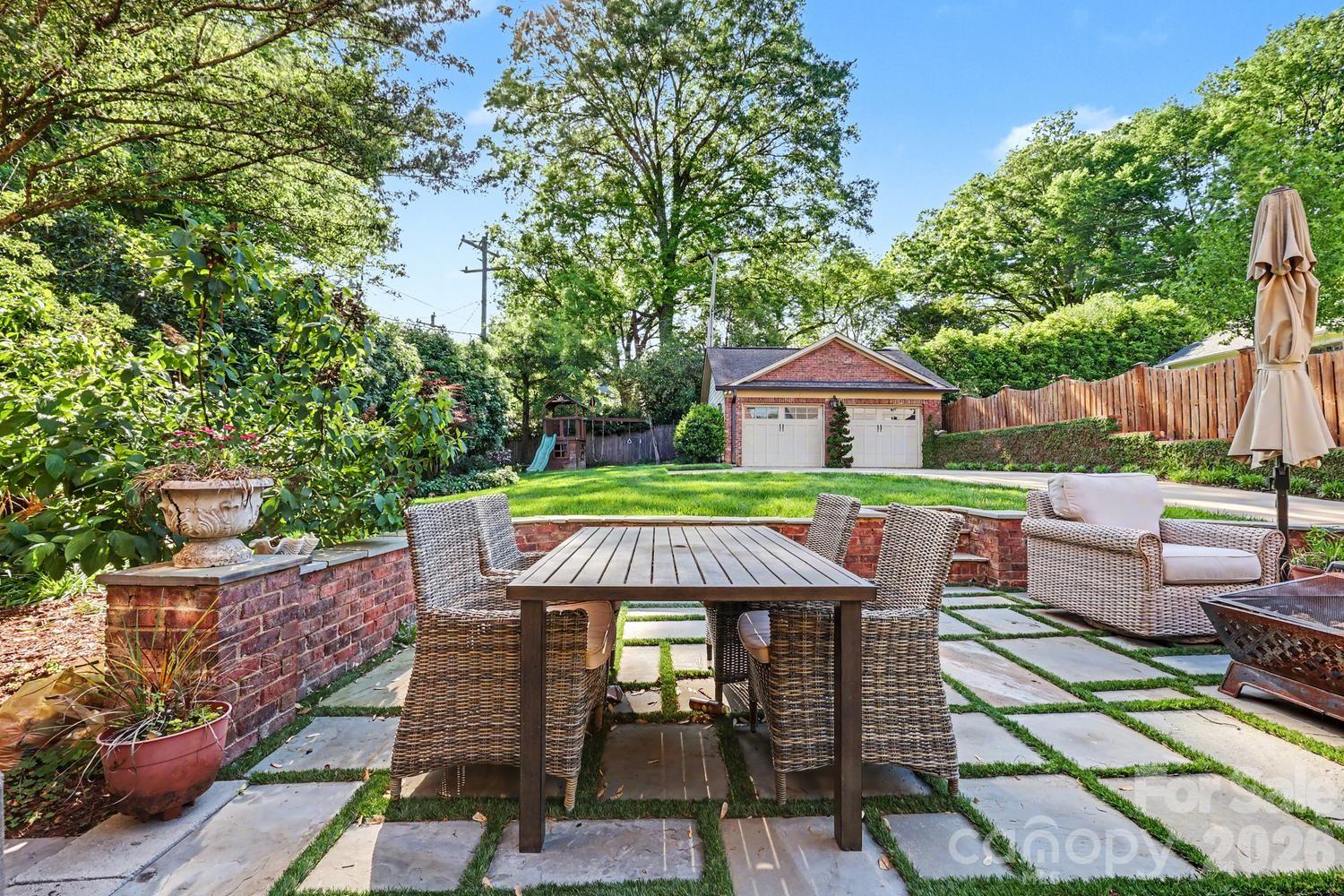 2744 Normandy Road Charlotte, NC 28209 - Photo 32 of 34 a view of a chairs and table in the patio