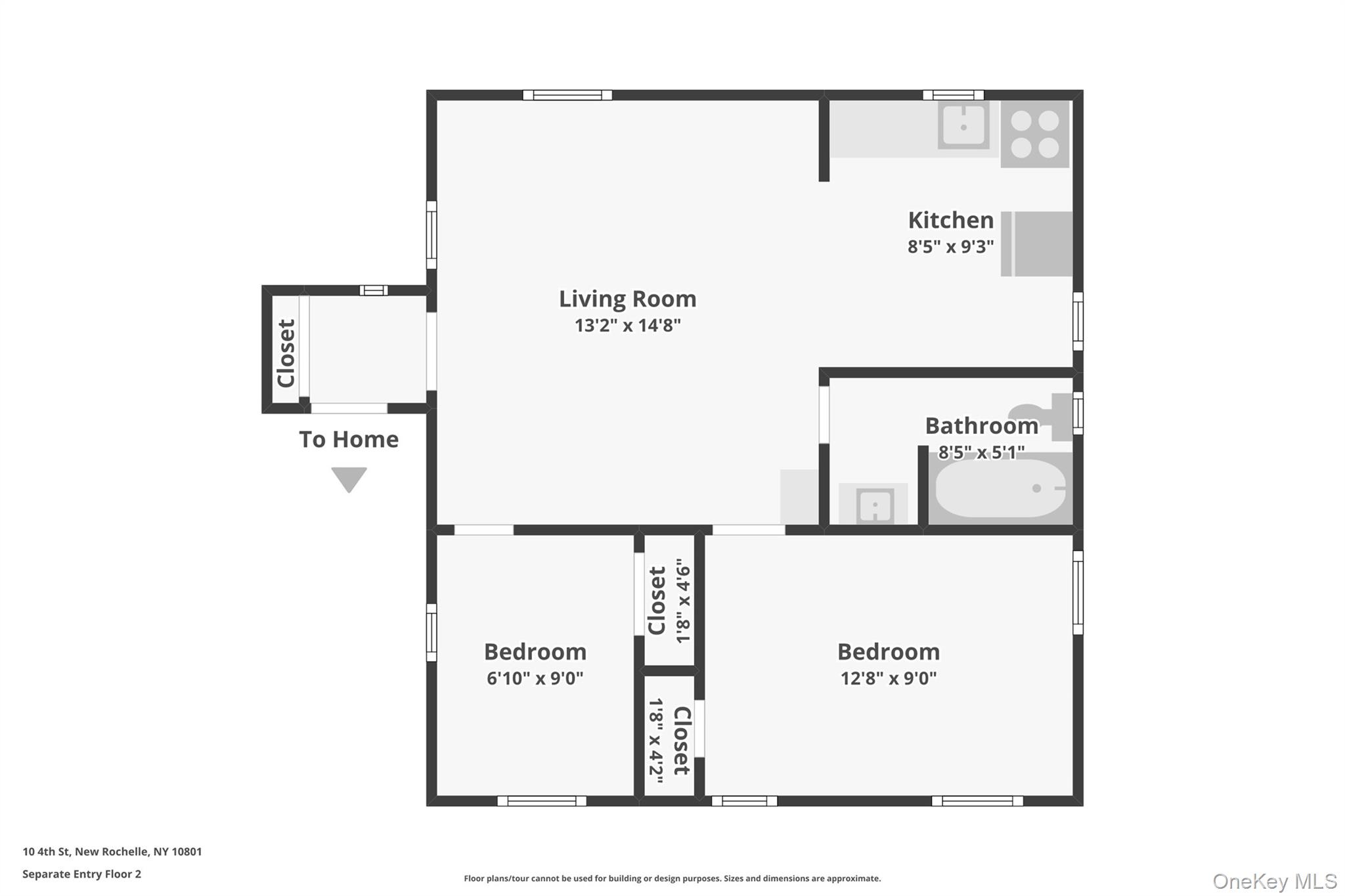 10 4th Street New Rochelle, NY 10801 - Photo 24 of 24 Floor plans for second floor apartment