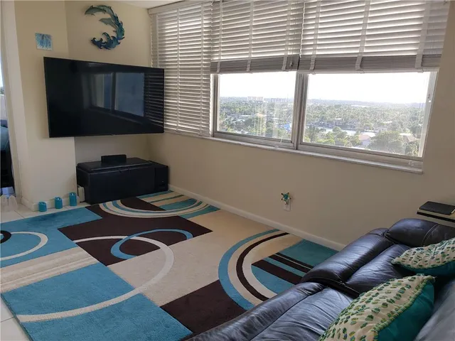 a view of a balcony with an outdoor space