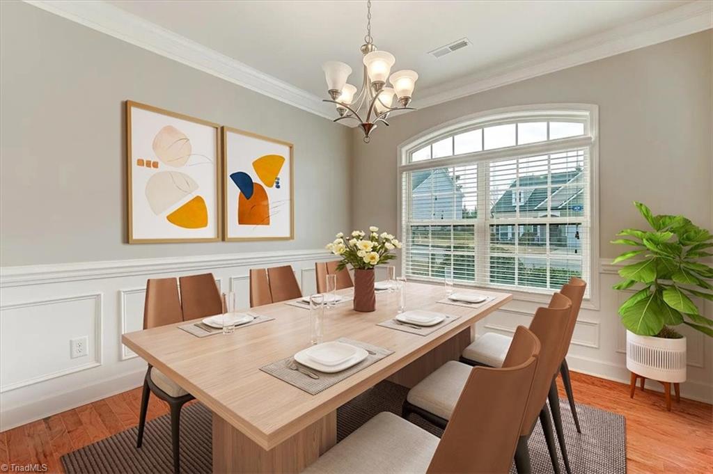 405 Summerwalk Road Greensboro, NC 27455 - Photo 8 of 41 Dining Rm - Virtually Staged