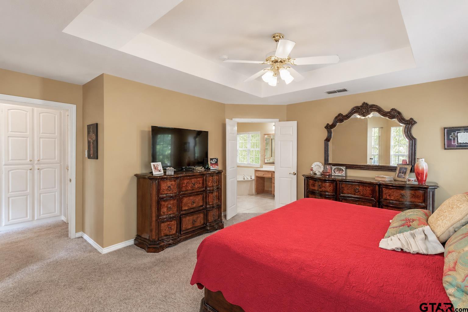 1388 Santa Fe Trail Tyler, TX 75703 - Photo 31 of 46 a living room with furniture and a flat screen tv