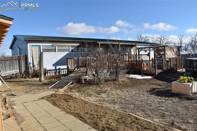 a view of a house with patio