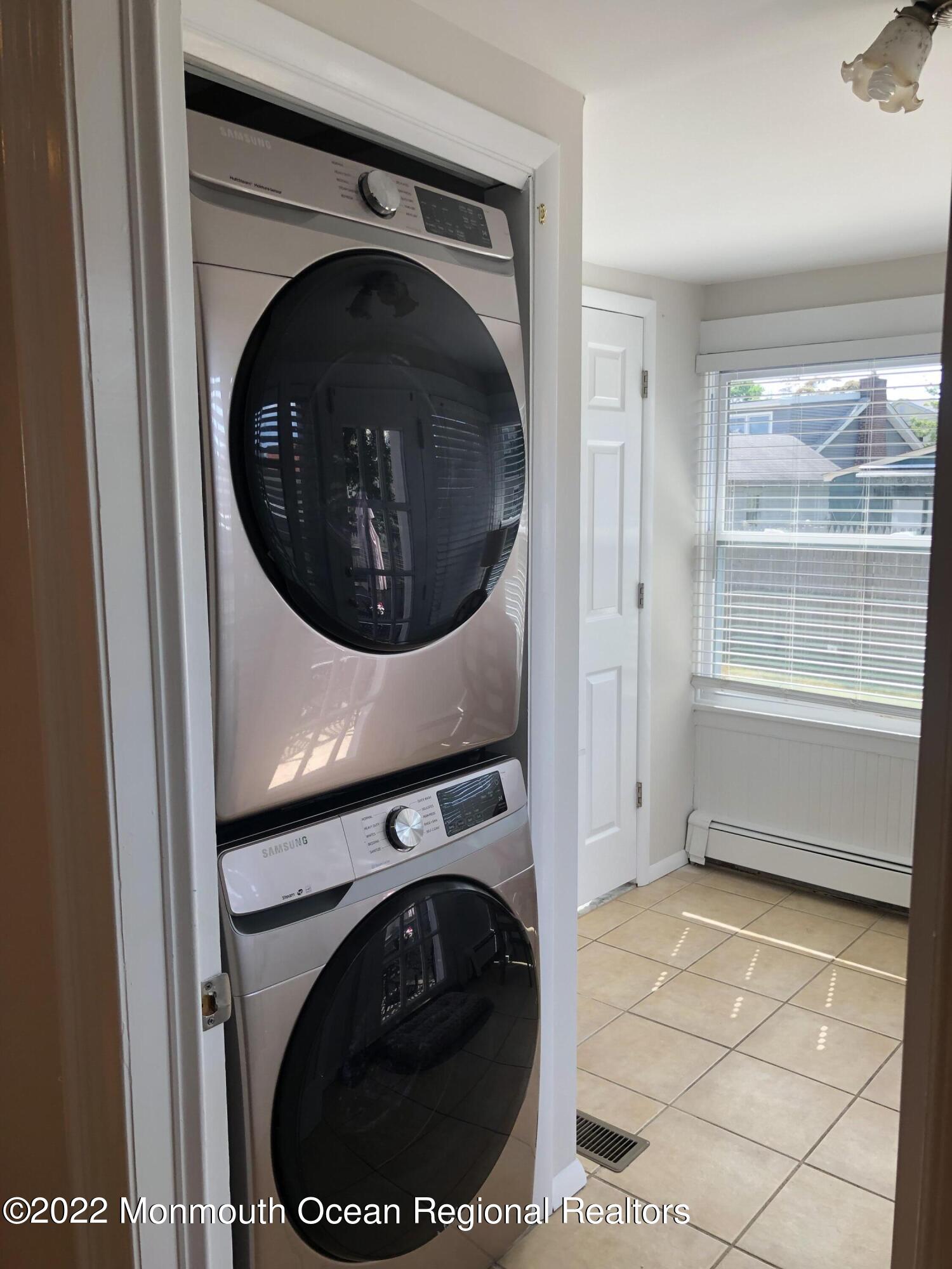 1717 River Road Belmar, NJ 07719 - Photo 14 of 25 a close up view of a washer and dryer