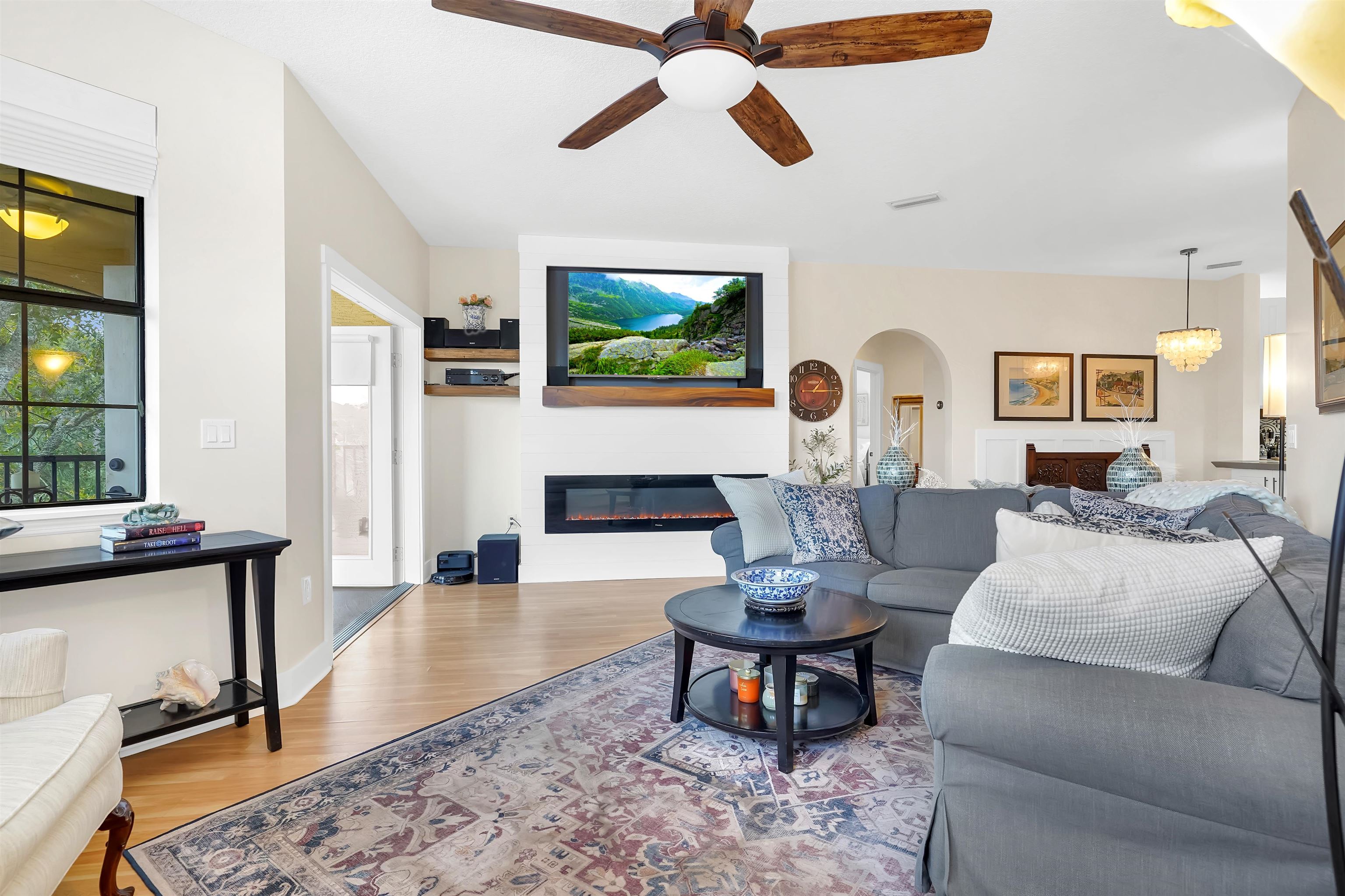4629 Serena Circle St. Augustine, FL 32084 - Photo 1 of 47 a living room with furniture and a flat screen tv