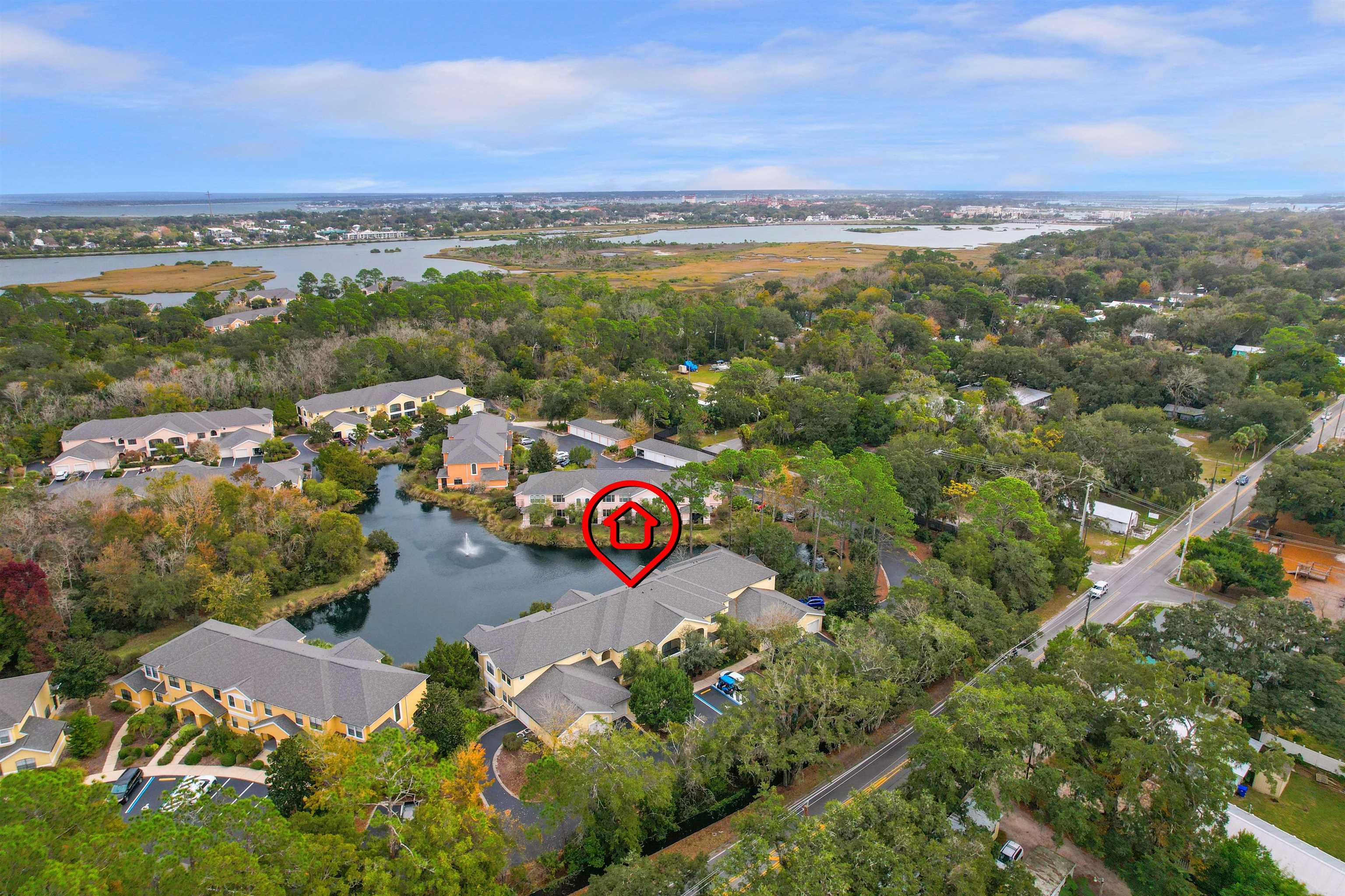4629 Serena Circle St. Augustine, FL 32084 - Photo 32 of 47 an aerial view of a city