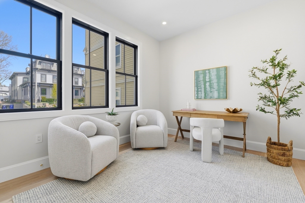 847 East 5th Street, Unit 2 Boston, MA 02127 - Photo 15 of 24 a living room with furniture and a potted plant