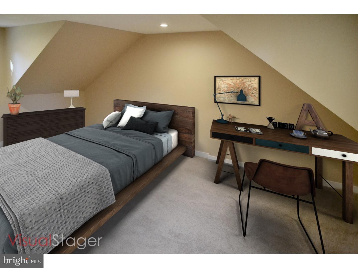 95 Duffield Street Willow Grove, PA 19090 - Photo 10 of 20 a bedroom with a bed and a desk