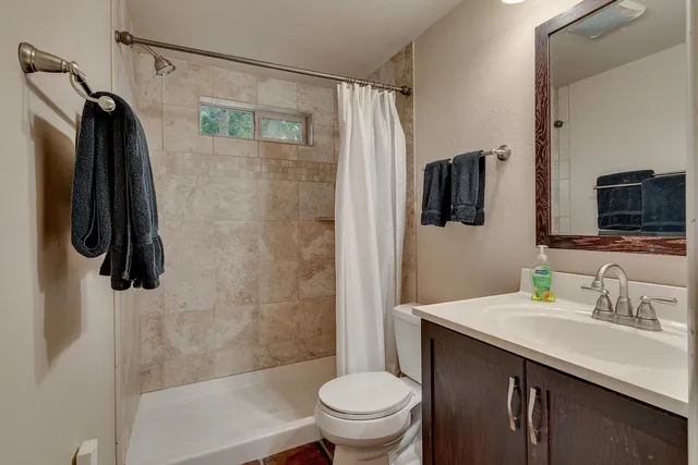 a view of balcony with furniture