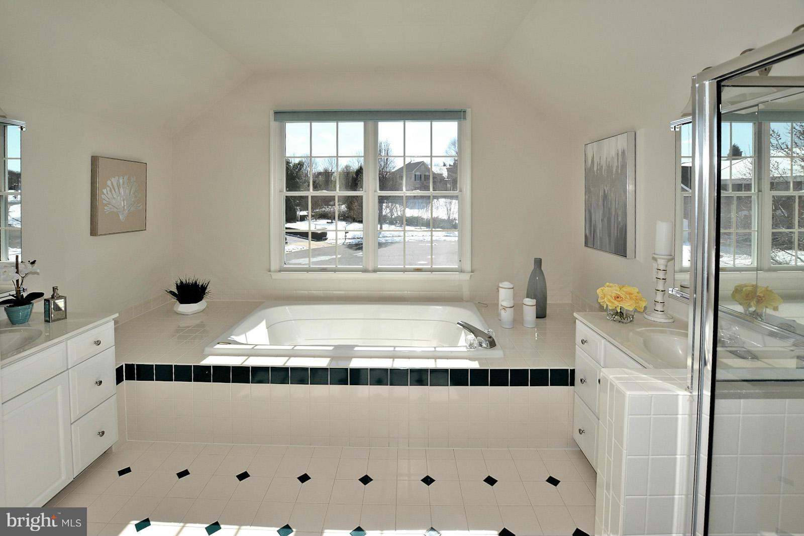 10838 Welbury Court Reston, VA 20194 - Photo 22 of 30 a bathroom with bathtub shower and window