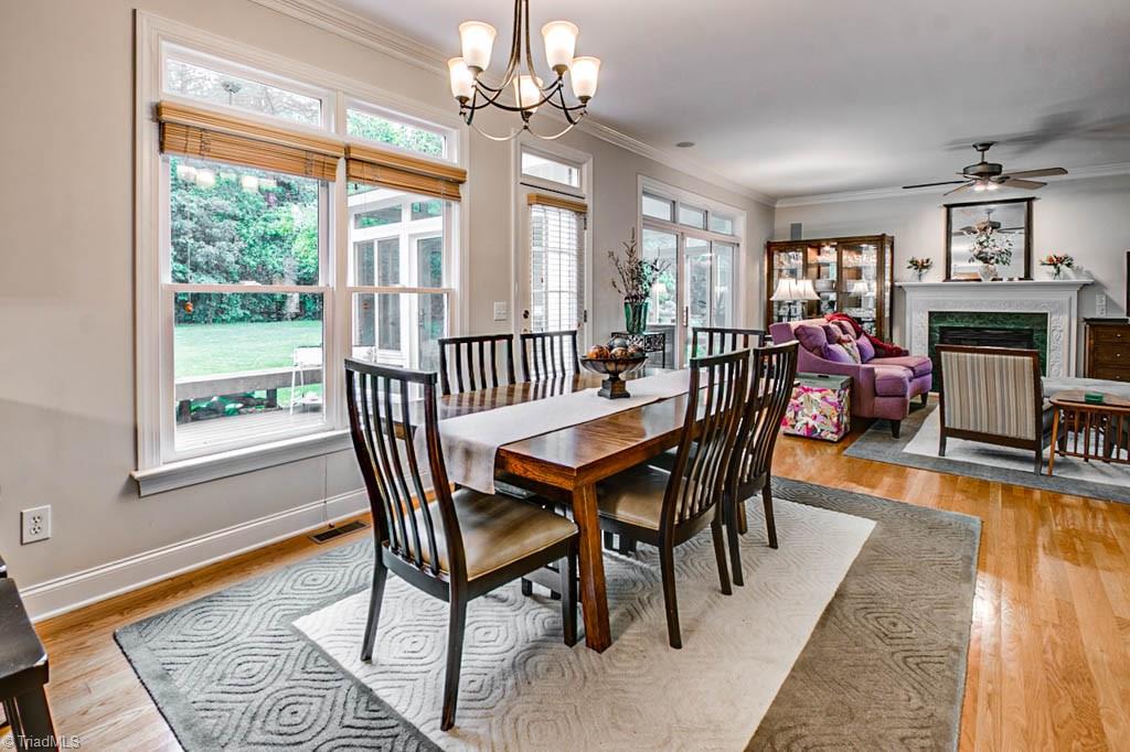 6110 Chalet Drive Oak Ridge, NC 27310 - Photo 8 of 30 Informal dining area