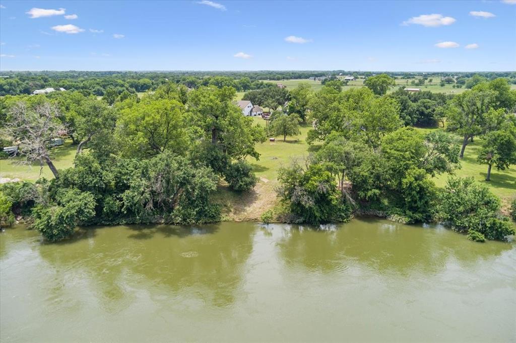 1345 Stillwater Road Waco, TX 76708 - Photo 2 of 40 Aerial view of the 3 acre property and the Brazos River bank