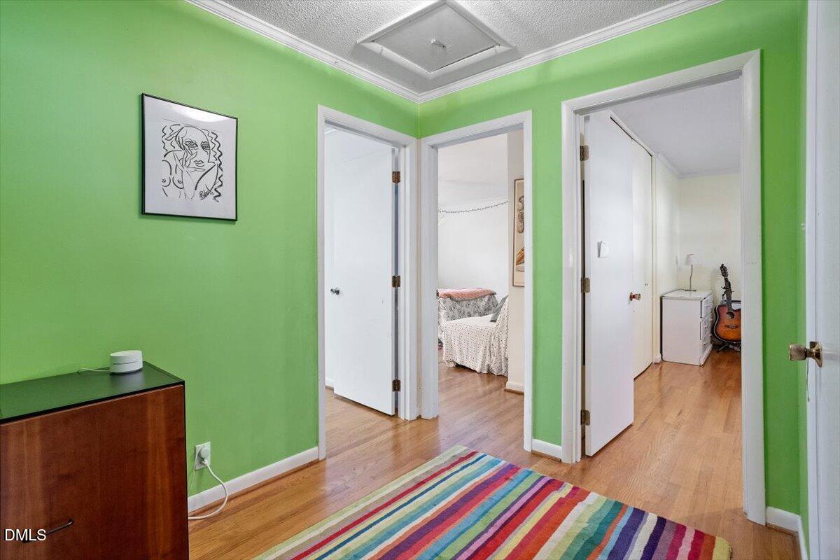 2100 Nancy Ann Drive Raleigh, NC 27607 - Photo 21 of 33 a bedroom with a bed and a view of bathroom