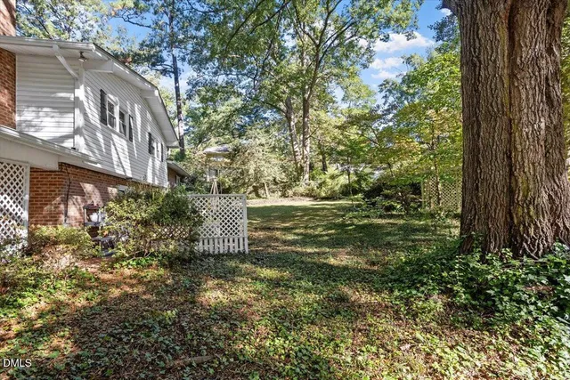 a view of outdoor space and garden