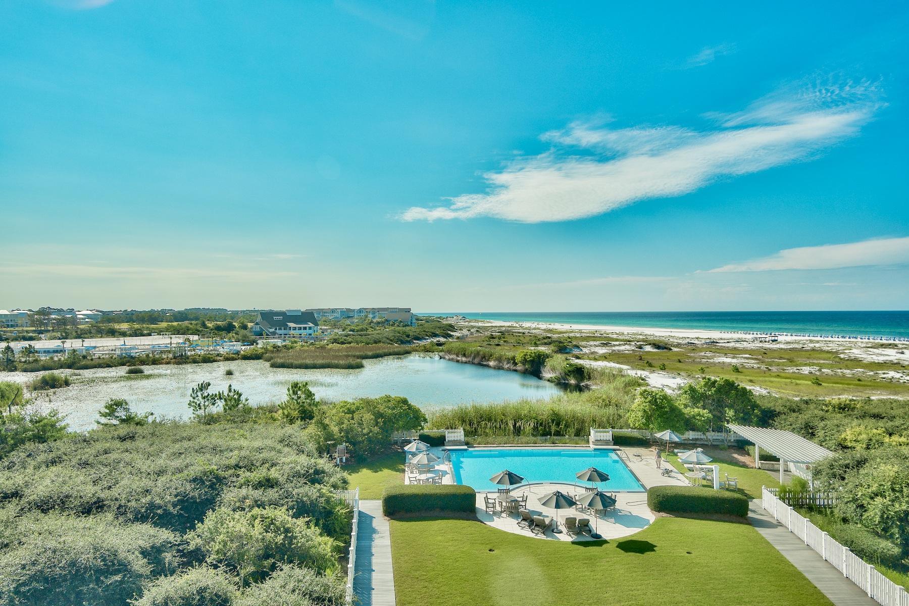 37 Compass Point Way South, Unit 420 Watersound, FL 32461 - Photo 20 of 24 a view of a city and lake view