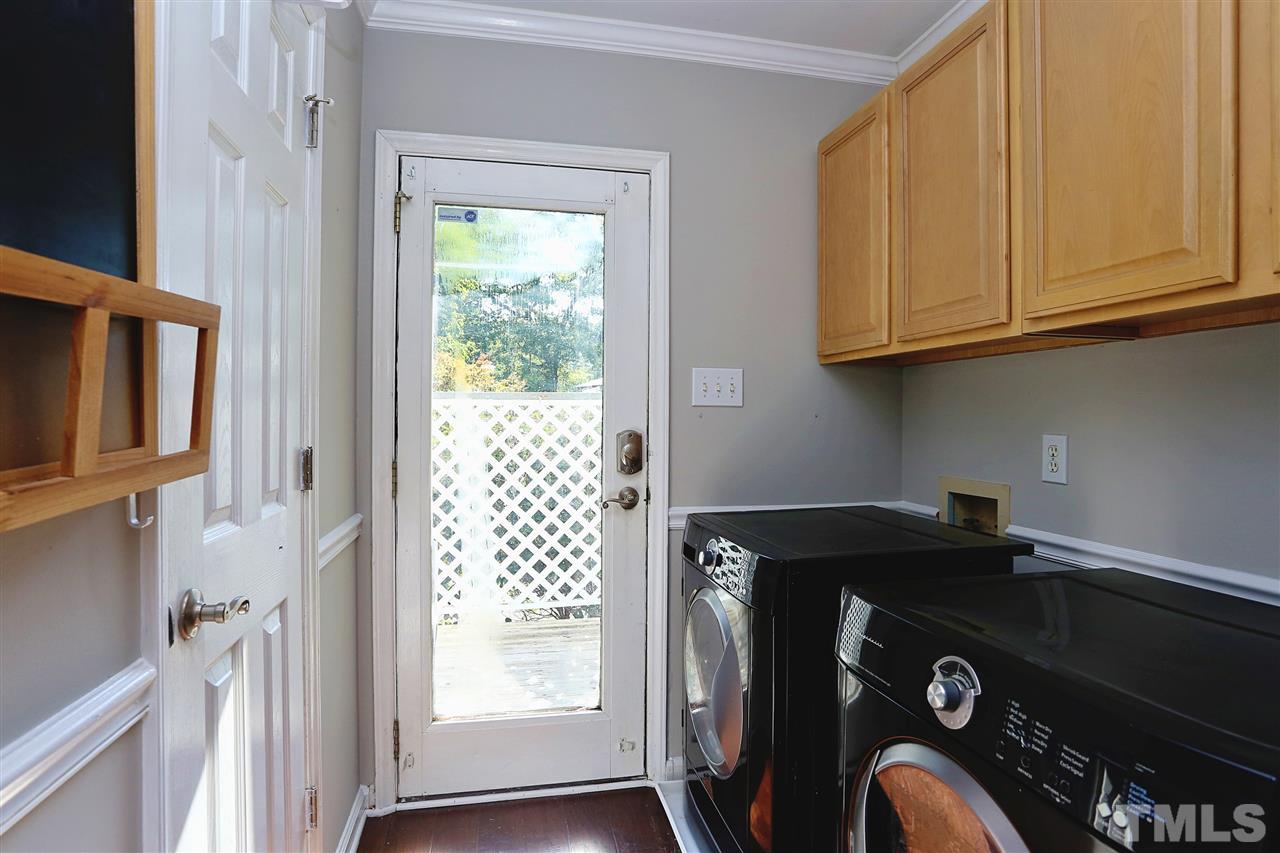 2617 Kirk Road Durham, NC 27705 - Photo 13 of 25 Mud Room with Side Door off of driveway and Half Bath