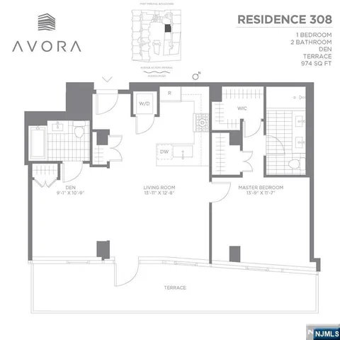 $5,500 | 800 Ave At Port Imperial, Unit 308, Weehawken, NJ 07086