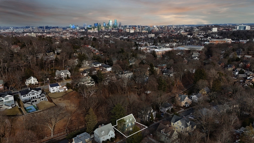 187 Clark Road Brookline, MA 02445 - Photo 10 of 40 an aerial view of a city