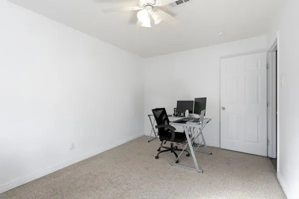 a workspace with a window