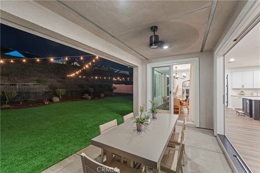 28445 Sunny Ridge Terrace Castaic, CA 91384 - Photo 66 of 74 Night Outdoor Room