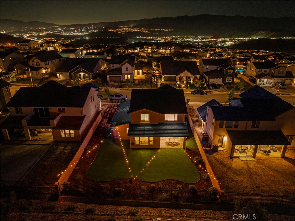28445 Sunny Ridge Terrace Castaic, CA 91384 - Photo 71 of 74 Night Aerial