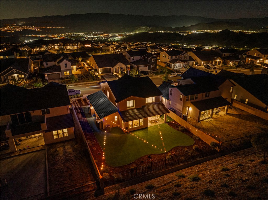 28445 Sunny Ridge Terrace Castaic, CA 91384 - Photo 73 of 74 Night Aerial