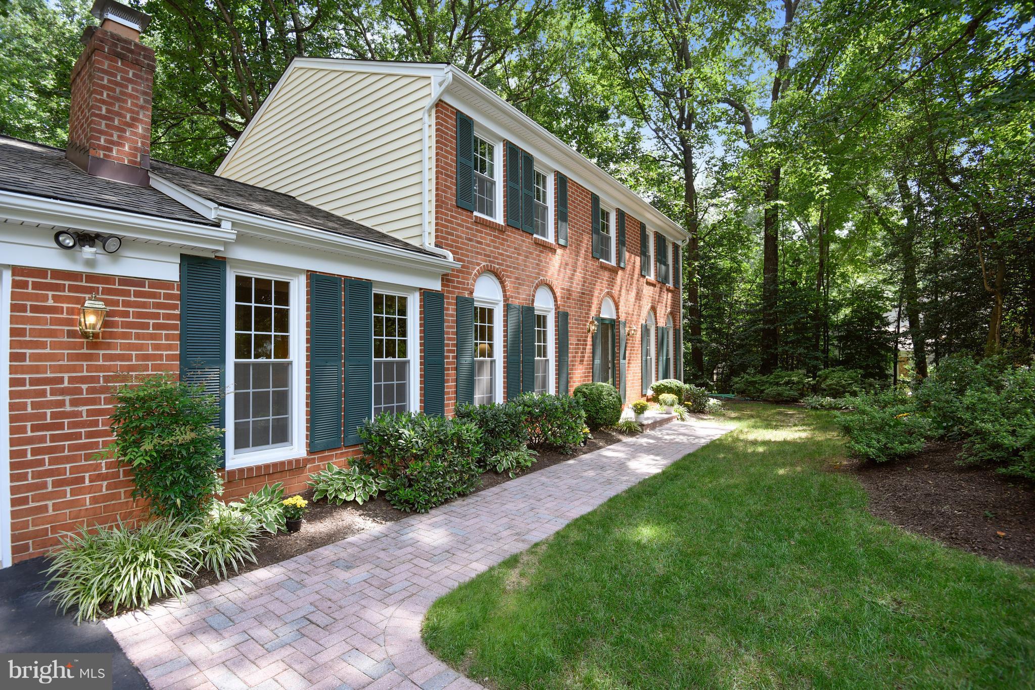 Brick walkway