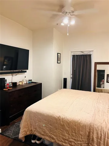 a view of a building with garden and plants