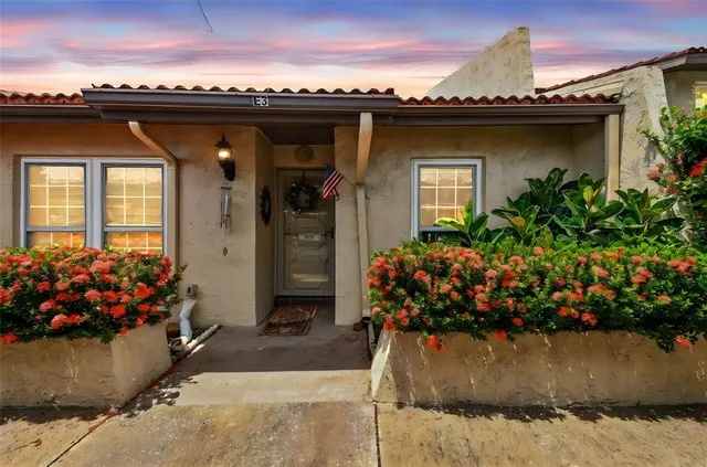 a view of a house with a porch
