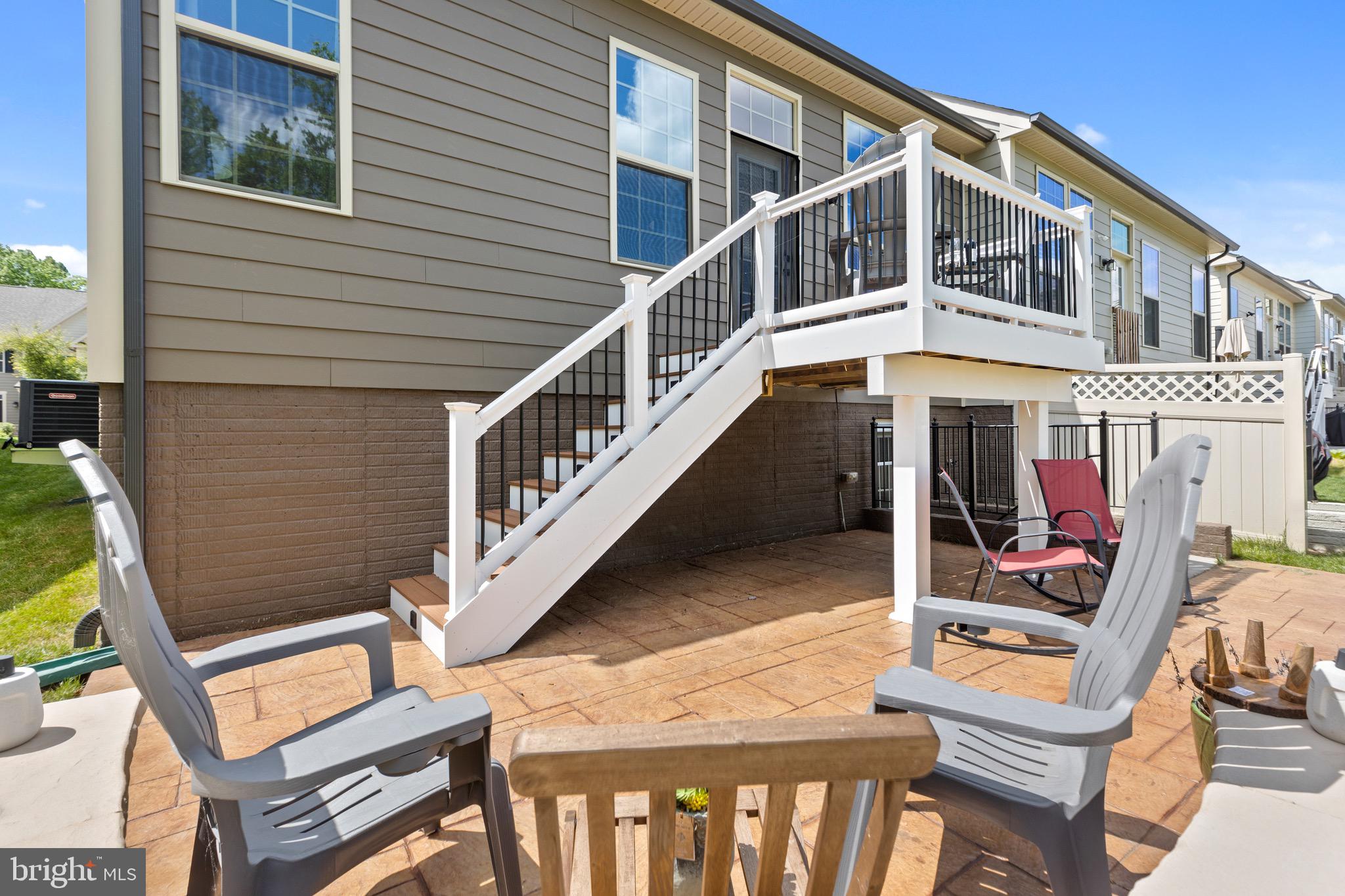 18221 Red Mulberry Road Dumfries, VA 22026 - Photo 51 of 72 Easy access from deck to Patio!