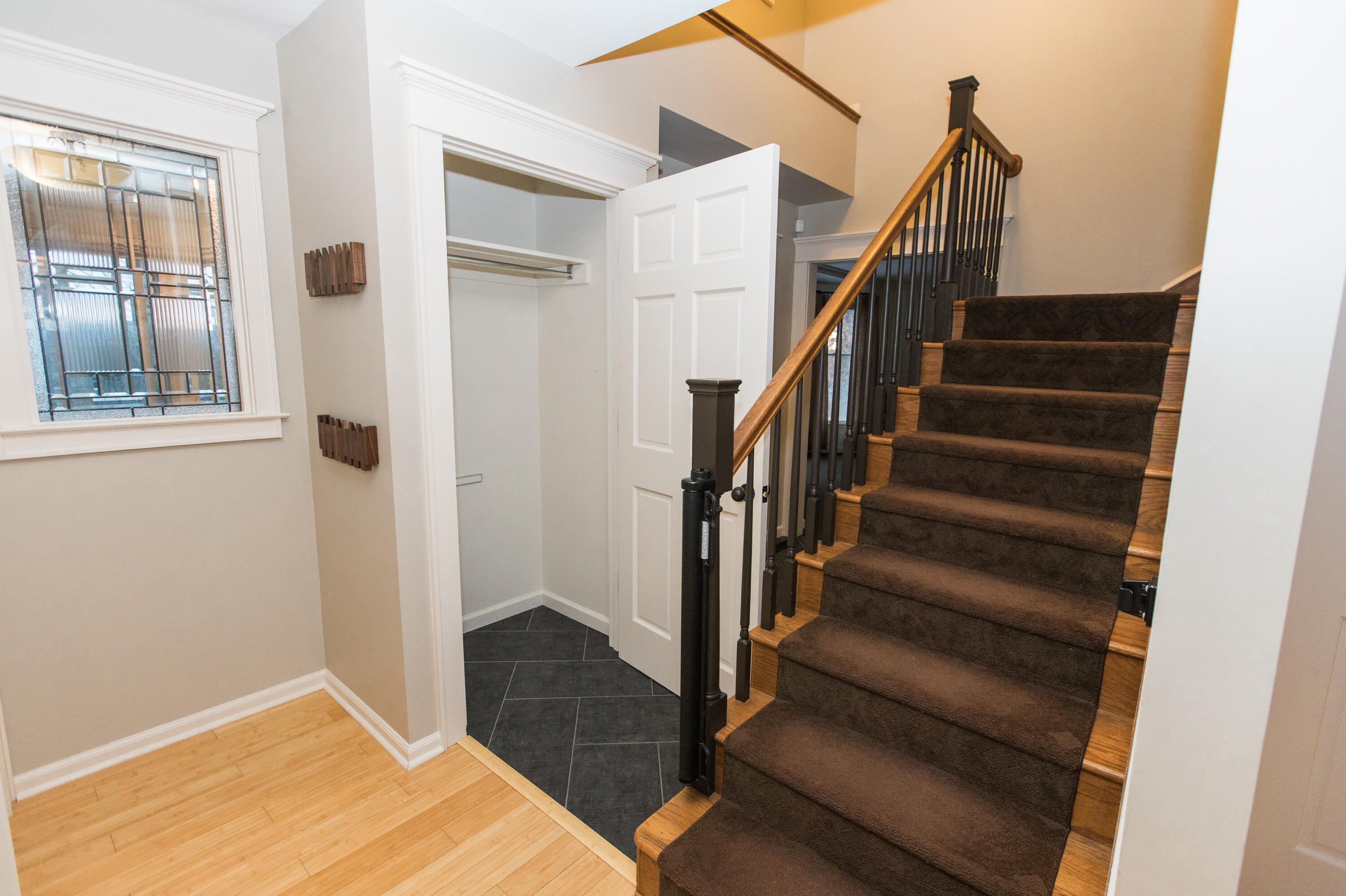 596 Crowfield Cir Road Lewisburg, WV 24901 - Photo 20 of 41 Stairs to bedroom, coat Closet