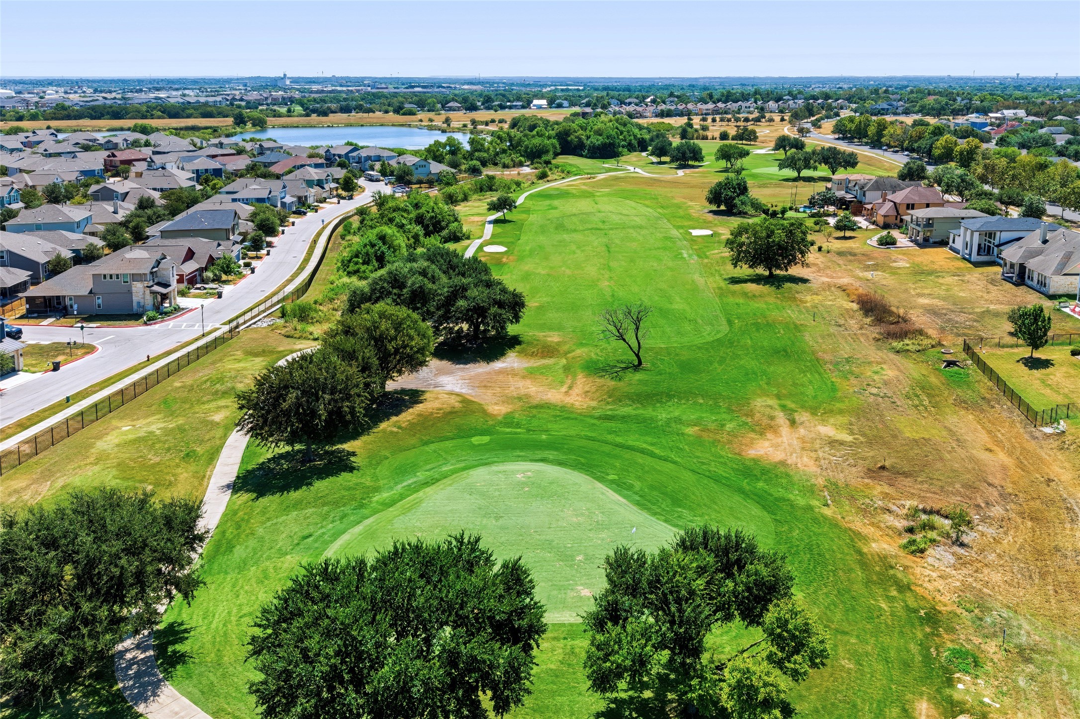 162 Rains Kyle, TX 78640 - Photo 28 of 34 Aerial view of community golf course