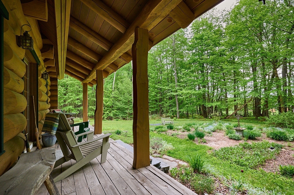 486 Old Stage Road Ashfield, MA 01330 - Photo 25 of 36 a view of a couches in backyard of house