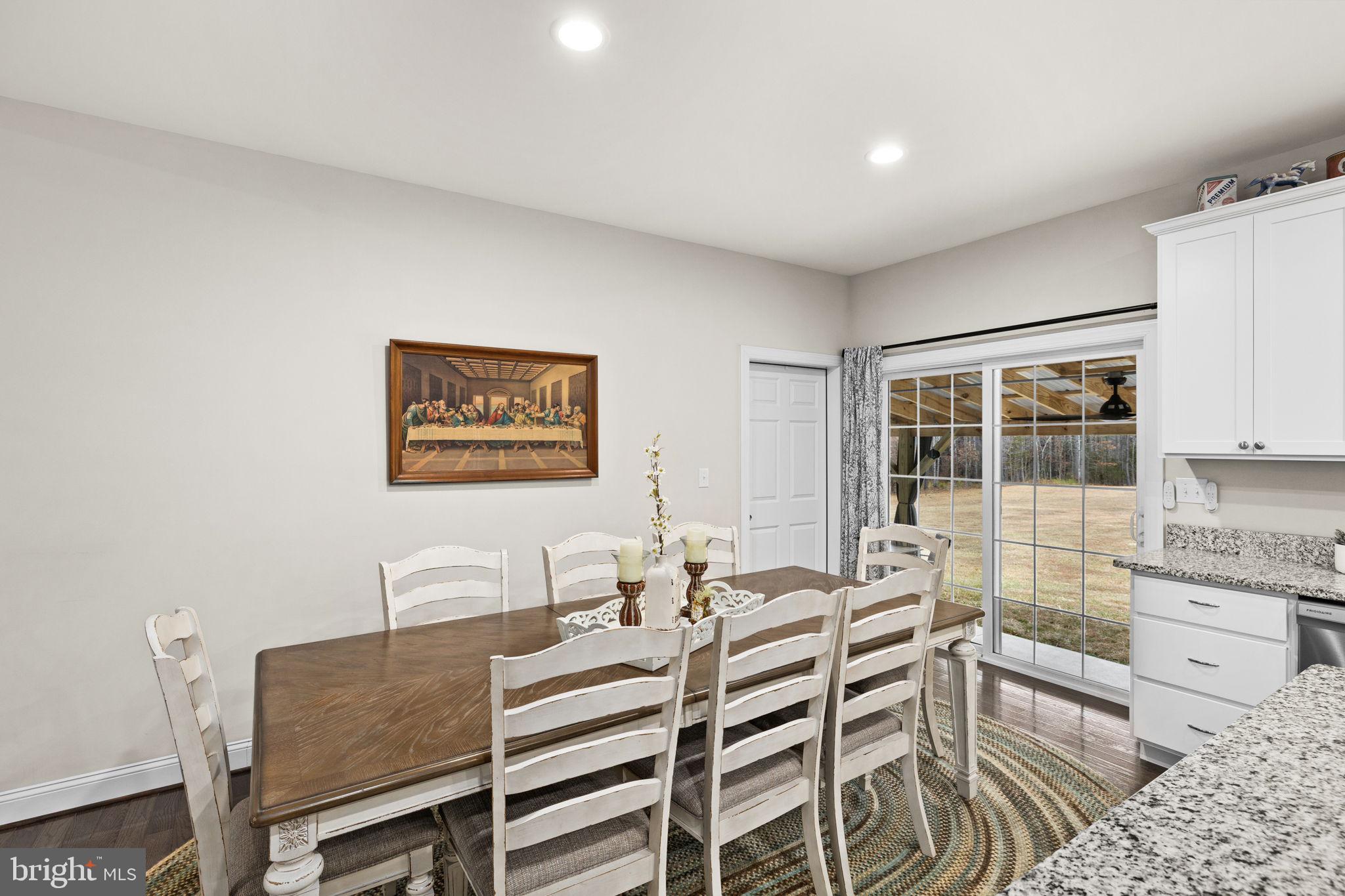 11026 Tower Road Unionville, VA 22567 - Photo 18 of 53 Eating Area with sliding doors to rear porch