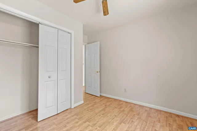 a view of a room with closet area