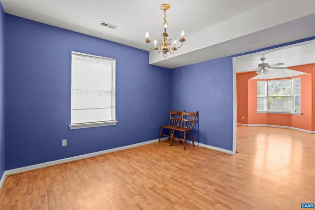 a view of a livingroom with a window