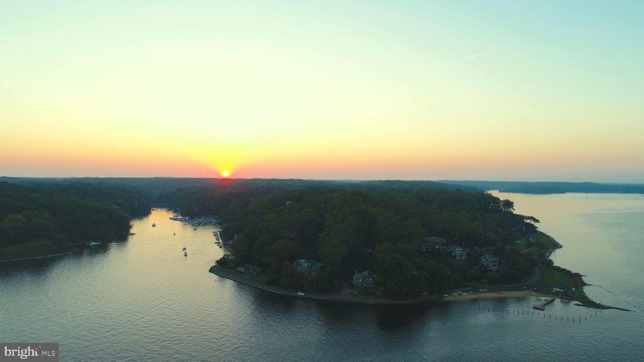 331 Thorsby Road Annapolis, MD 21405 - Photo 57 of 57 Sherwood Forest Peninsula at Sunset