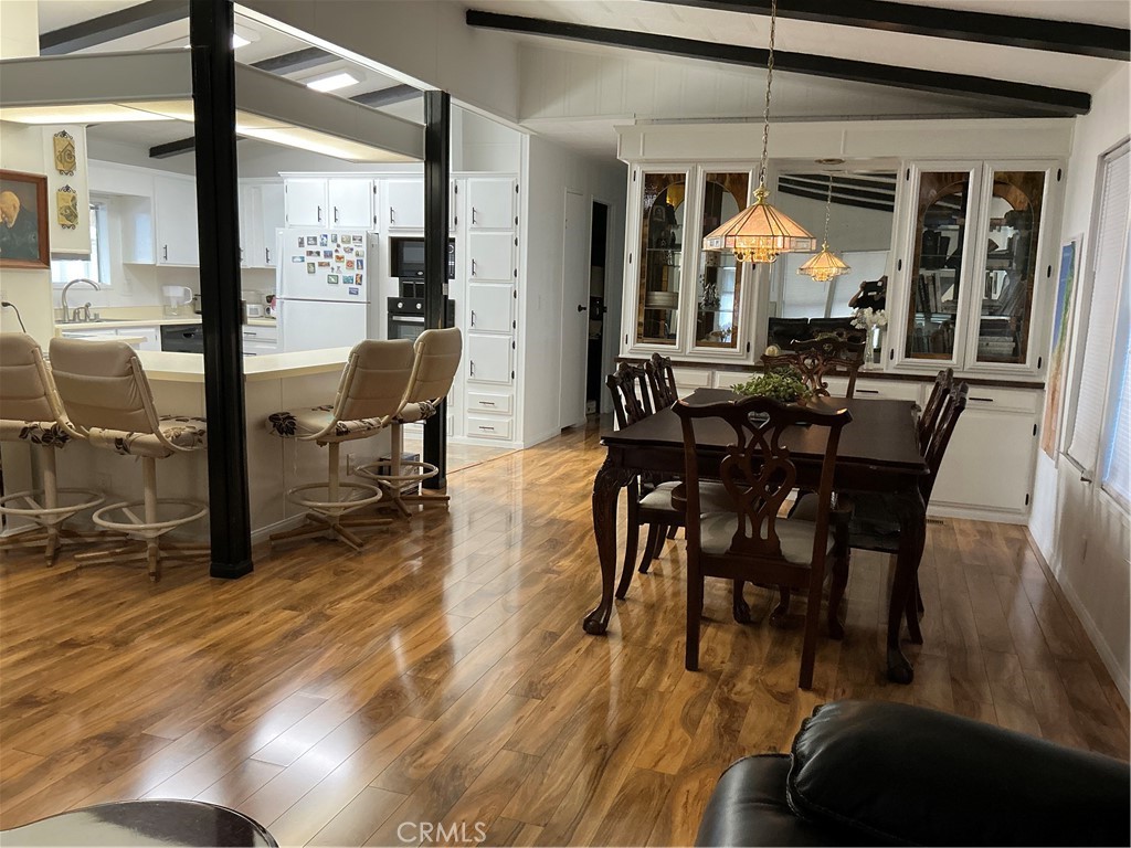 17625 Langlois Road, Unit SPACE 13 Desert Hot Springs, CA 92241 - Photo 21 of 47 a view of a dining room with furniture window and outside view